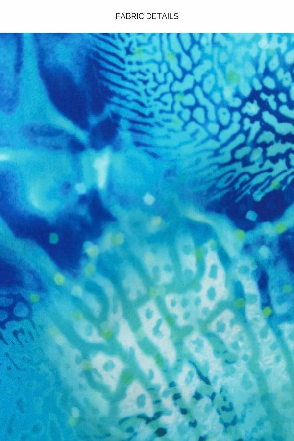 Luli Fama AQUA DREAMS - Triangle Halter Top & High Leg Brazilian Bottom • Multic – Luli Fama