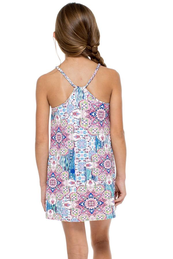 Luli Fama AZUCAR - Braided Short Dress • Multicolor – Luli Fama