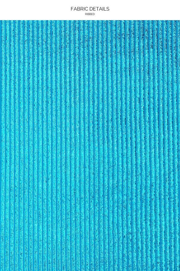 Luli Fama BABES JUST WANT SUN - Underwire Top & High Leg Brazilian Bottom • Aqua – Luli Fama