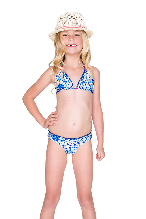 Luli Fama BEAUTIFUL MESS - Triangle Stitched Bikini • Multicolor – Luli Fama