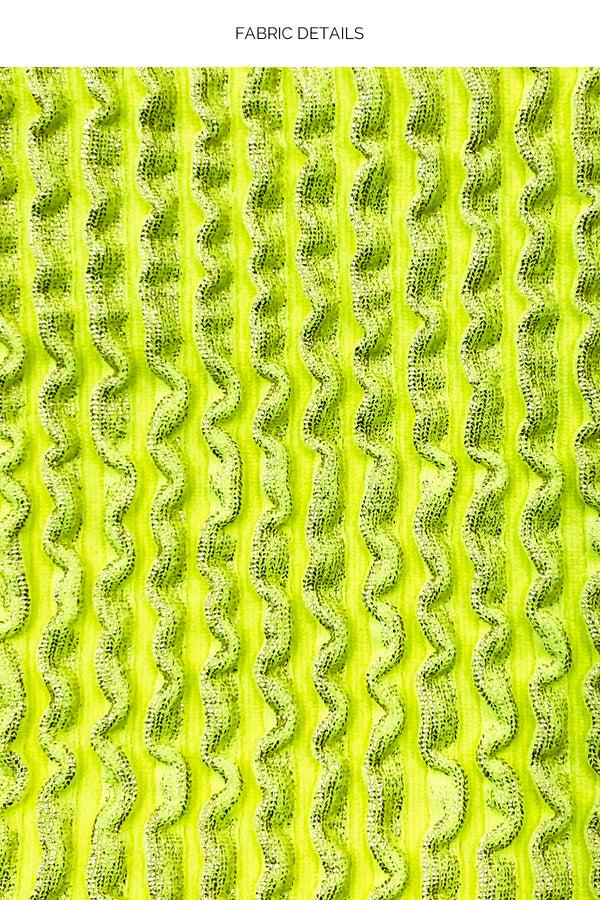 Luli Fama BELLA - Seamless Triangle Top & High Leg Brazilian Bottom • Shiny Neon – Luli Fama