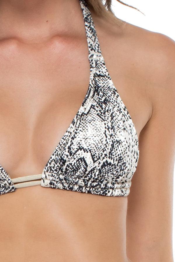 Luli Fama BOMBO - Triangle Halter Top & Full Bottom • Multicolor – Luli Fama