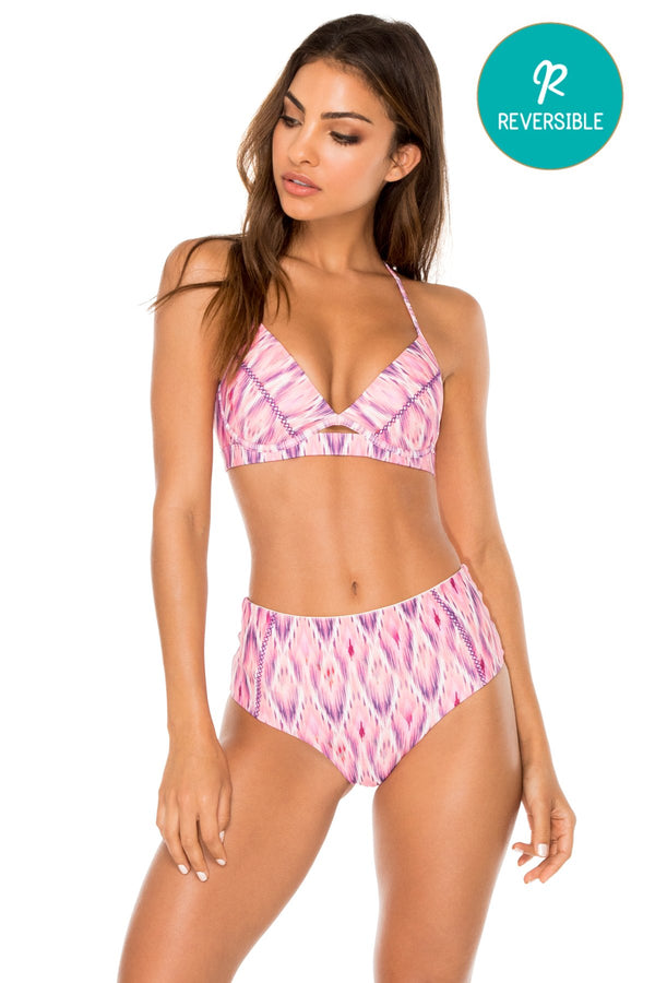 luli fama CADIZ - Underwire Top & High Rise Cheeky Bottom • Multicolor – Luli Fama