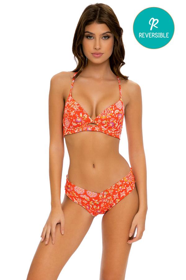 luli fama Calypso Bikini - Underwire Top & Moderate Bottom – Luli Fama
