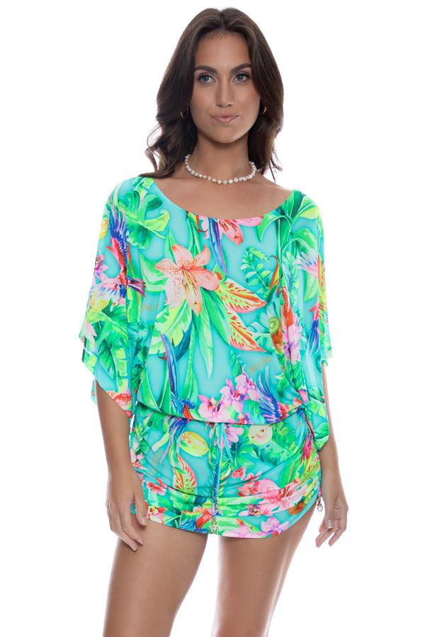 luli fama CARIBBEAN FANTASY - South Beach Dress • Multicolor – Luli Fama
