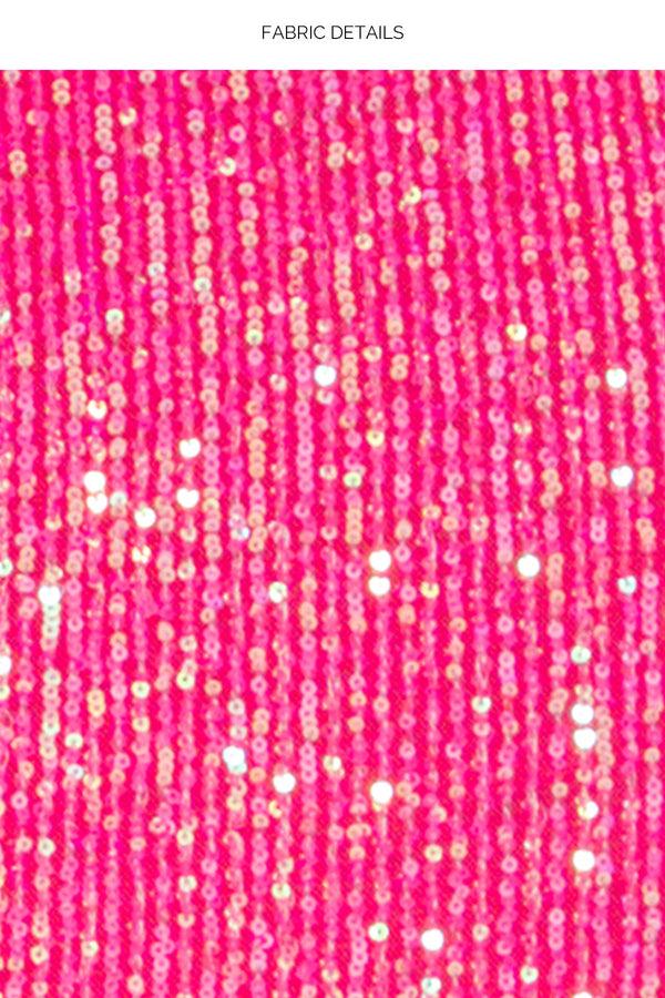 Luli Fama CHASING STARS - Sequins One Piece • Pink Runway – Luli Fama