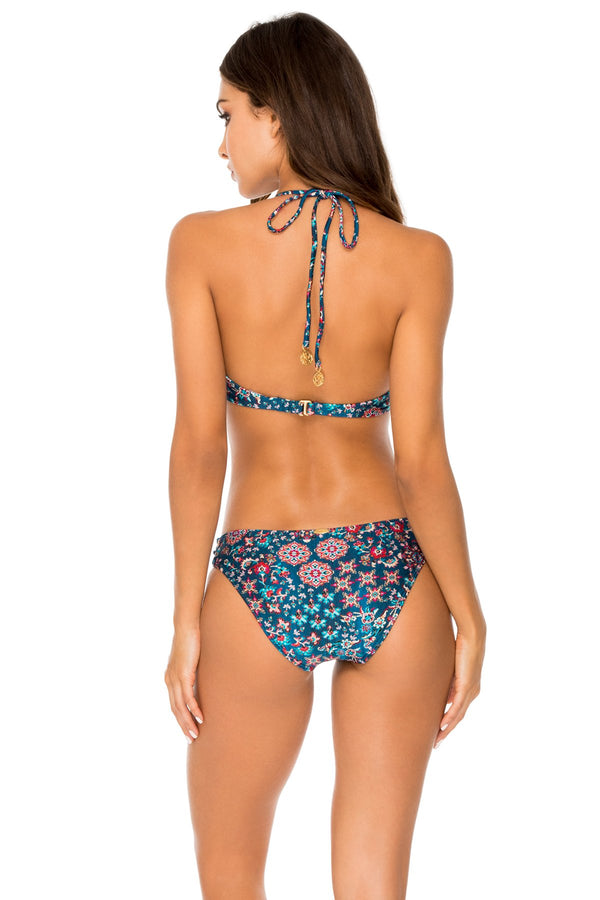 Luli Fama CORDOBA - Scrunch Cup Underwire Top & Full Bottom • Multicolor – Luli Fama