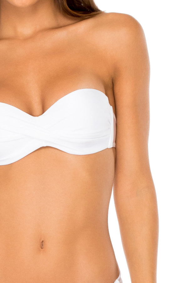 Luli Fama COSITA BUENA - Underwire Push Up Bandeau Top & Seamless Wavey Ruched B – Luli Fama