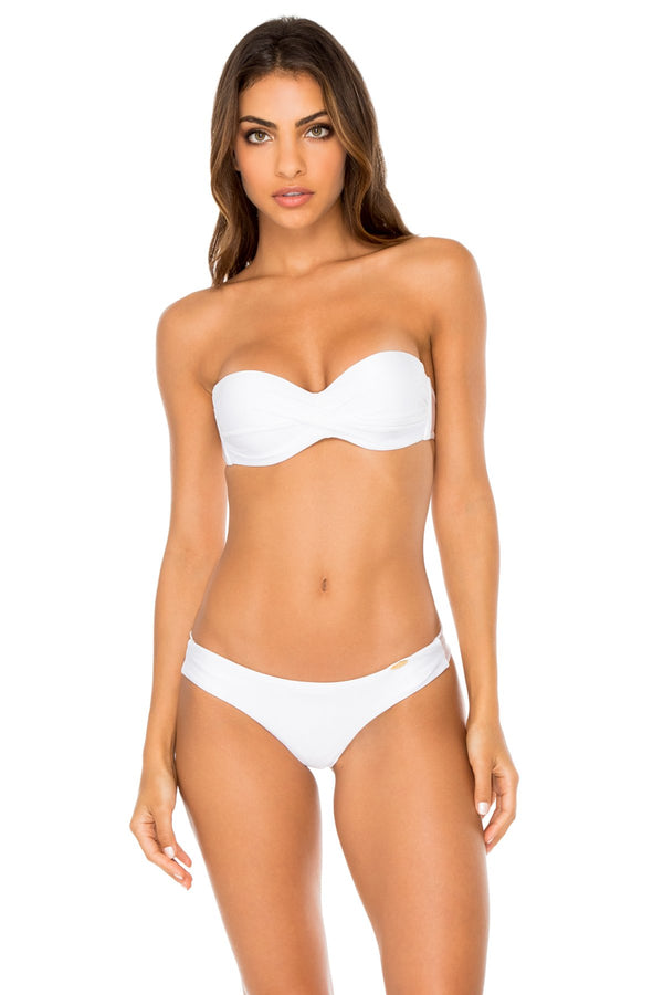 luli fama COSITA BUENA - Underwire Push Up Bandeau Top & Seamless Wavey Ruched B – Luli Fama