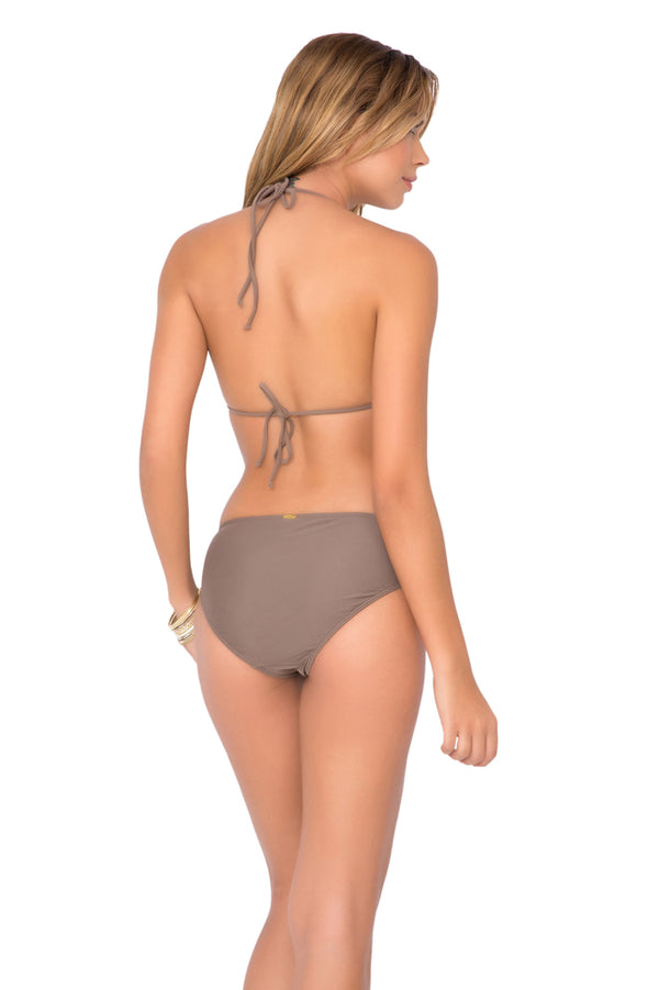 Luli Fama COSITA BUENA - Wavey Triangle Top & Luxe Full Coverage Bottom • Sandy – Luli Fama