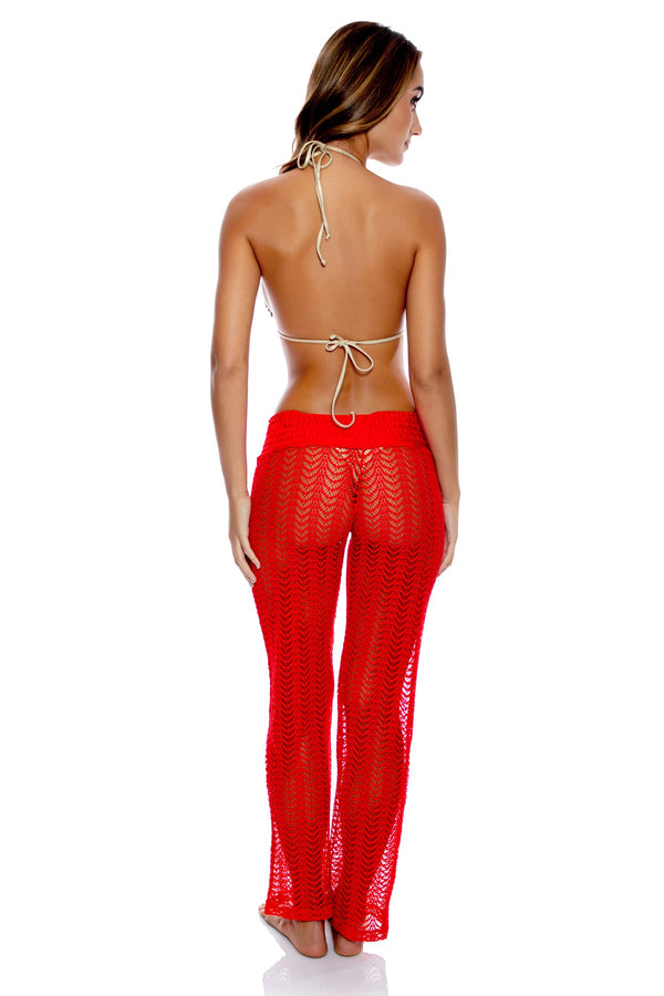 Luli Fama COSITA BUENA - Wavy Triangle Top & Poolside Pants • Gold Rush – Luli Fama