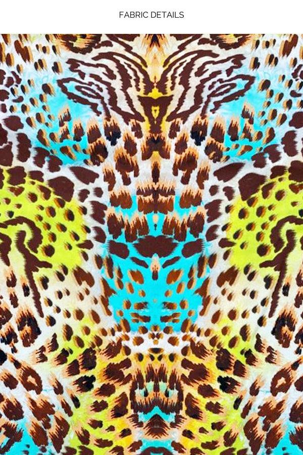 Luli Fama Diosa Salvaje Patterned High-Cut Underwire One-Piece – Luli Fama