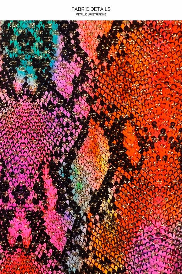 Luli Fama ELECTRIC SKIN - Tank Dress • Multicolor – Luli Fama