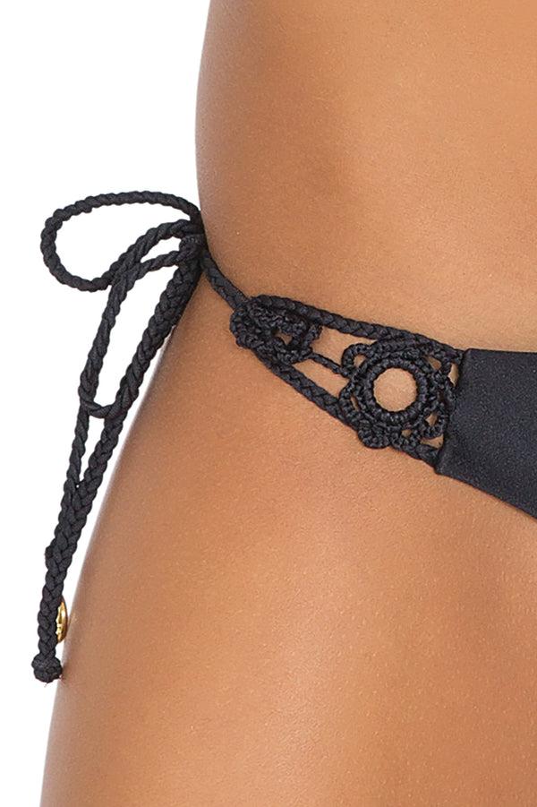 Luli Fama FLORCITAS DE ARENA - Hand Knit Crochet Flower Bandeau & Hand Knit Croc – Luli Fama