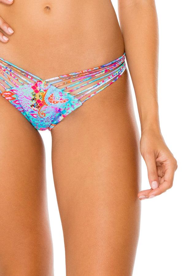 Luli Fama La Mezquita Halter Bustier Top & Brazilian Ruched-Back Bottom – Luli Fama