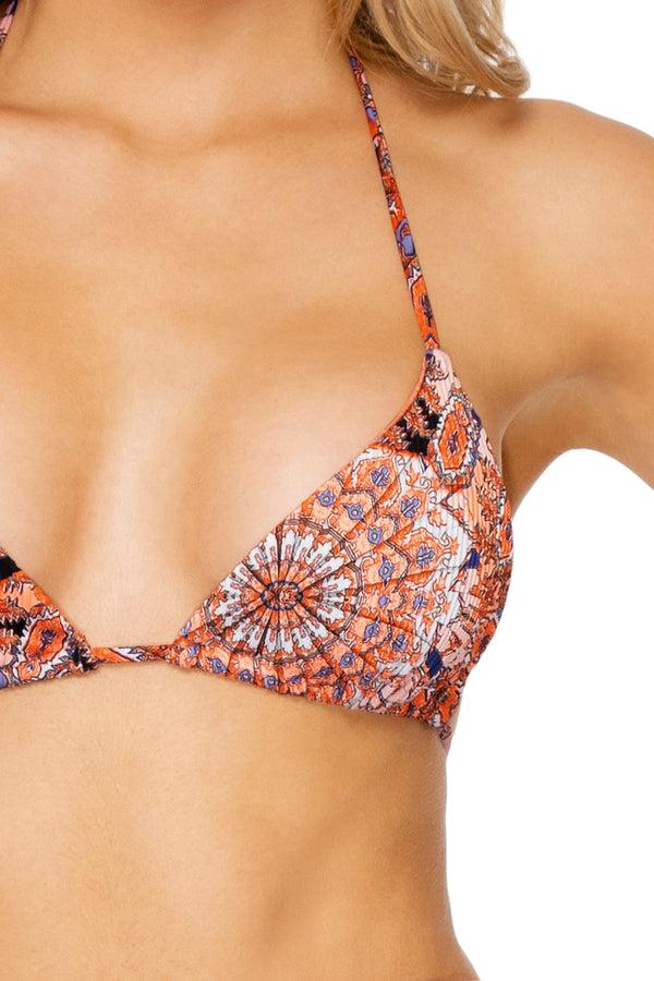 Luli Fama La Reina Del Sur Bikini Top And Ruched Bikini Bottom – Luli Fama