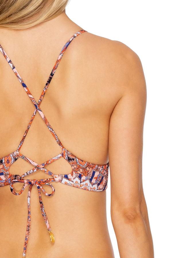 Luli Fama La Reina Del Sur Bustier Top & Brazilian Bikini Bottom – Luli Fama