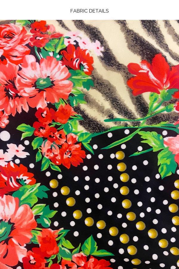 Luli Fama LA VIDA ES UN CARNAVAL - Molded Push Up Bandeau Halter Top & Tie Side – Luli Fama