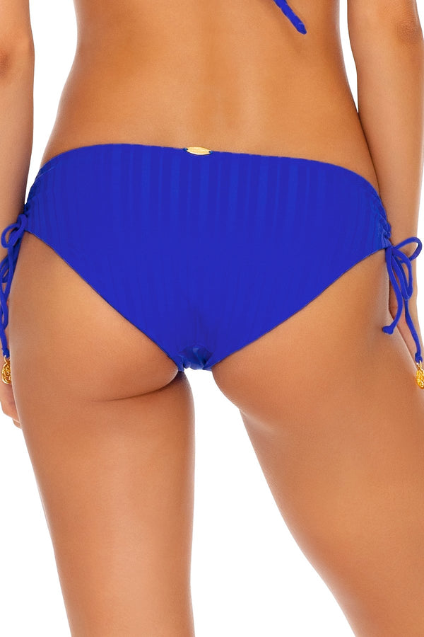 Luli Fama LAST FLING - Bralette Top & Drawstring Side Full Bottom • Something Bl – Luli Fama