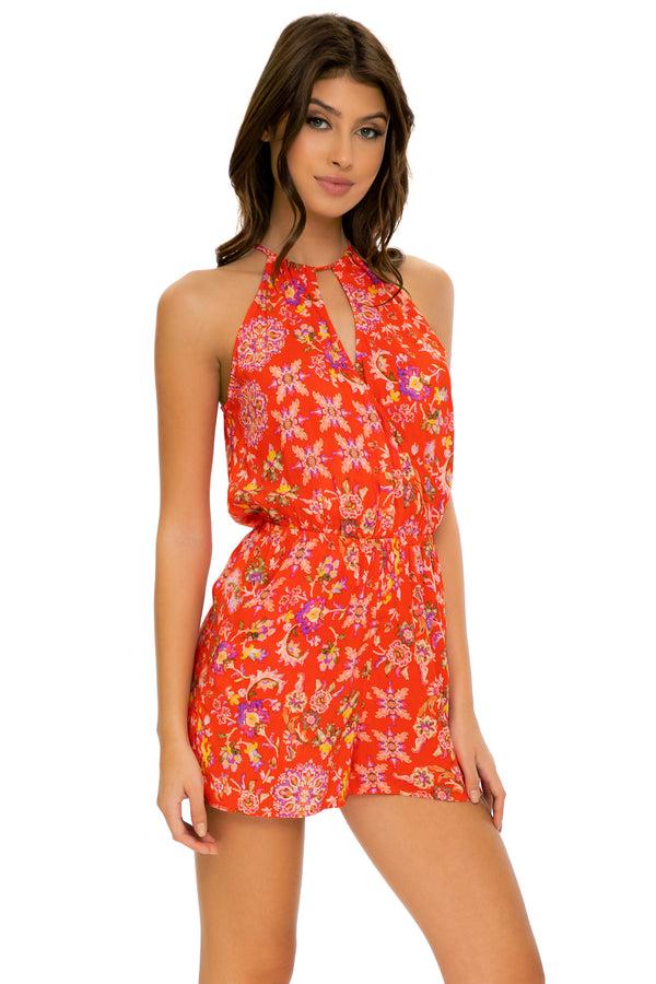 Luli Fama Calypso Señorita Romper - Rojo - Luli Fama