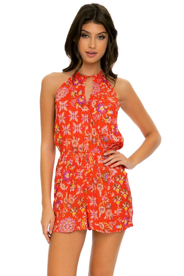 luli fama Calypso Señorita Romper - Rojo - Luli Fama