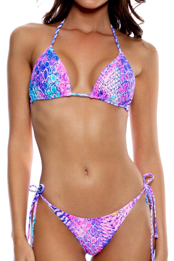 Luli Fama LULI INSTINCT - Crystallized Seamless Triangle Top & Crystallized Seam – Luli Fama