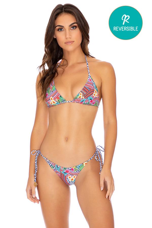 Luli Fama Luli Tribe Brazilian Bikini - Triangle Top & Bottom – Luli Fama