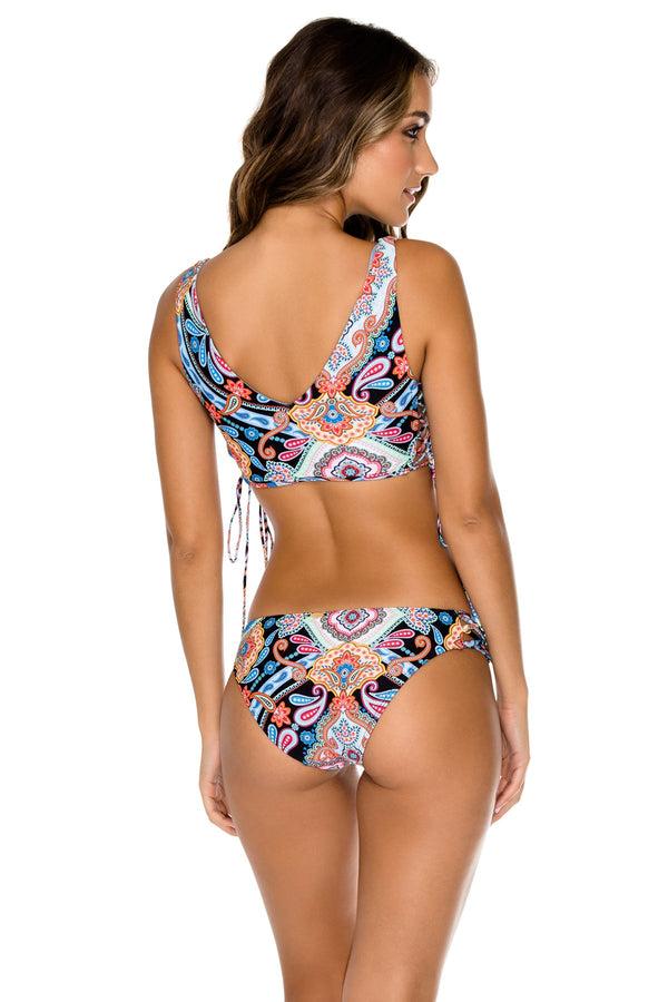 Luli Fama MAESTRANZA - Crop Tank Top & Full Bottom • Black – Luli Fama