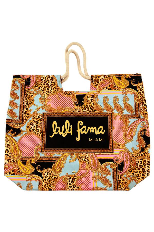 Luli Fama MIAMI DAYDREAM - Canvas Bag Miami • Multicolor – Luli Fama