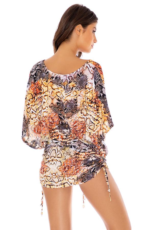 Luli Fama Natural Snake Skins - Adjustable South Beach Dress – Luli Fama