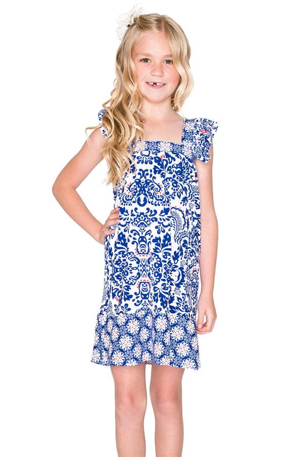 luli fama NAUGHTY GIRL - Ruffle Short Dress • Multicolor – Luli Fama