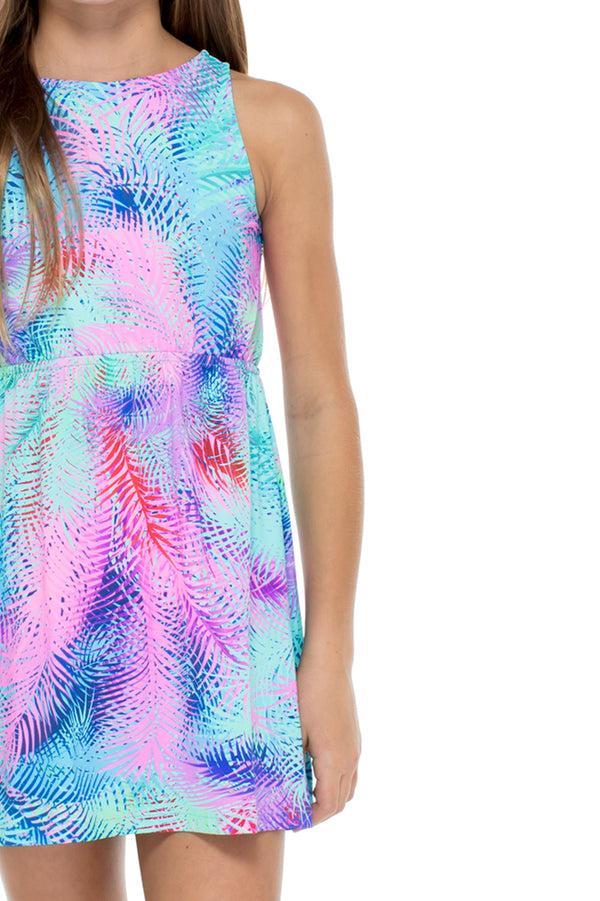 Luli Fama PALMARES - Knot Back Short Dress • Multicolor – Luli Fama