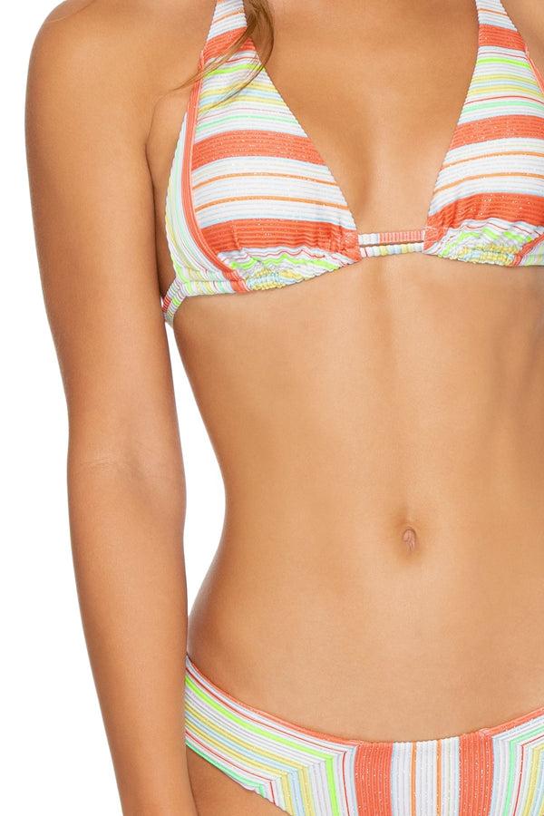 Luli Fama Play Time Halter Bikini Top And Full Bikini Bottom – Luli Fama