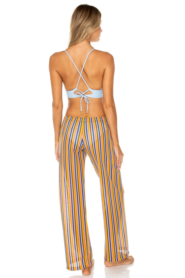 Luli Fama Plaza España Halter Top & Beach Pant - Multicolor – Luli Fama