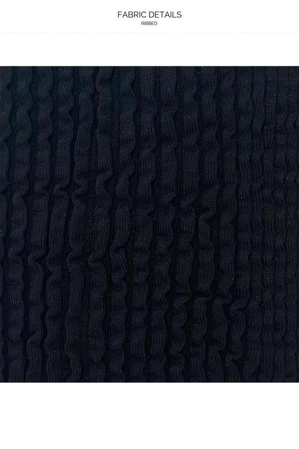 Luli Fama PURA CURIOSIDAD - Underwire Top & Seamless Wavy Ruched Back Bottom • B – Luli Fama