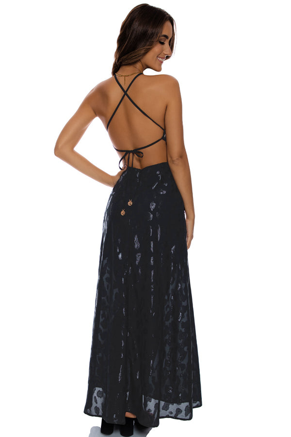 Luli Fama READY TO WEAR - Maxi Dress • Black Campaign – Luli Fama