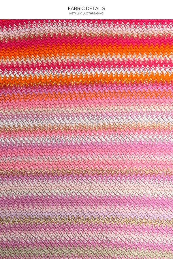 Luli Fama READY TO WEAR - Mini Dress • Multi Pink Campaign – Luli Fama