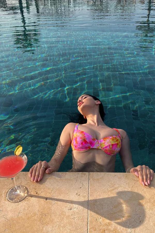 Luli Fama RETRO DREAM - Wide Strap Balconette Top & High Leg Brazilian Bottom • – Luli Fama