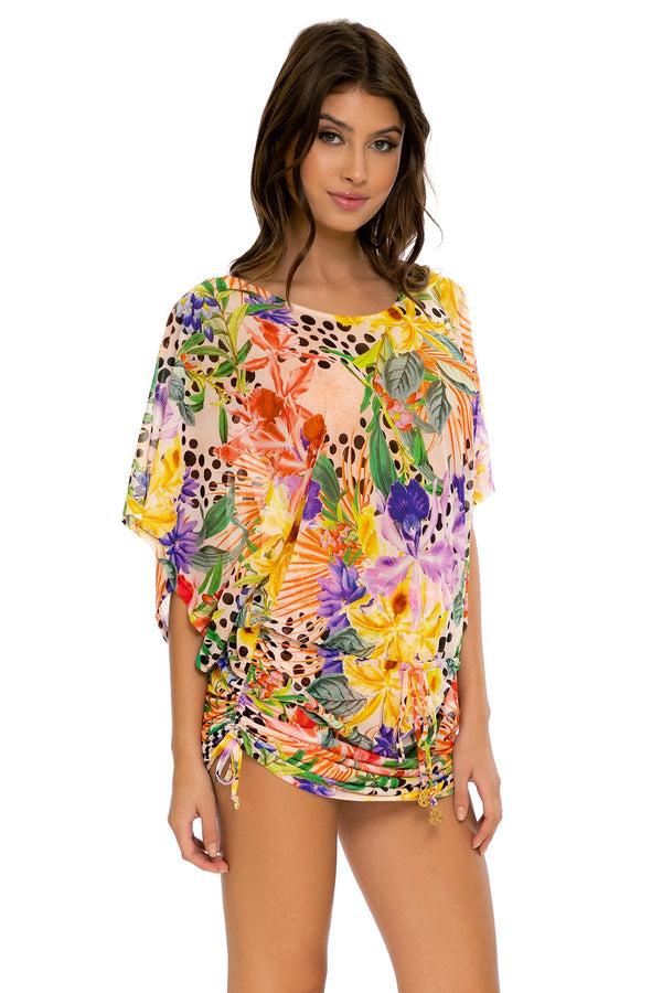 Luli Fama SHOCKING FLORALS - South Beach Dress • Multicolor – Luli Fama