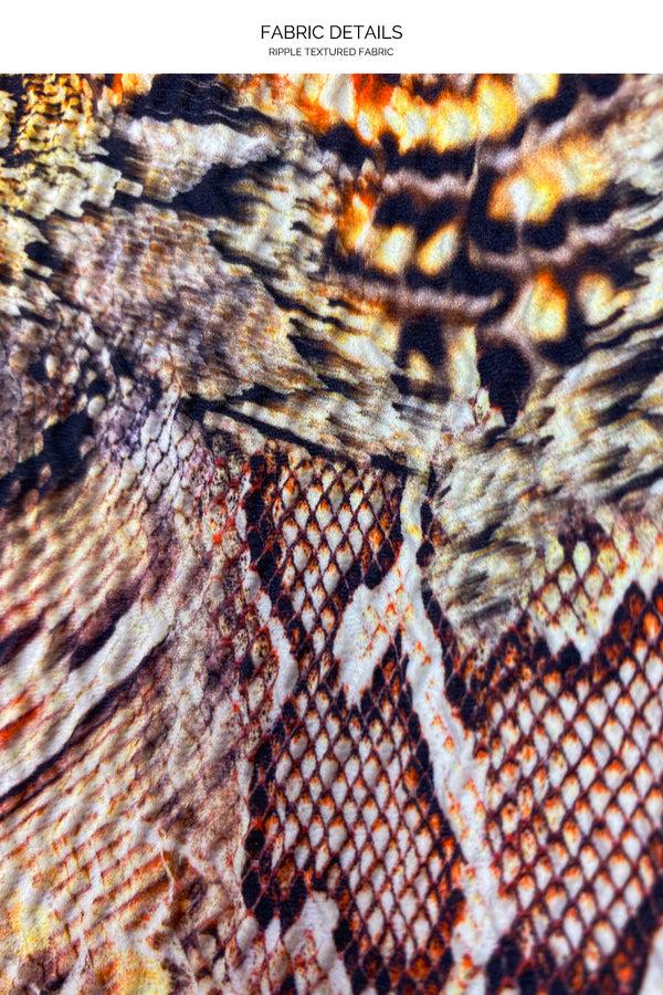 Luli Fama Skins One-Piece Bodysuit - Snakeskin – Luli Fama