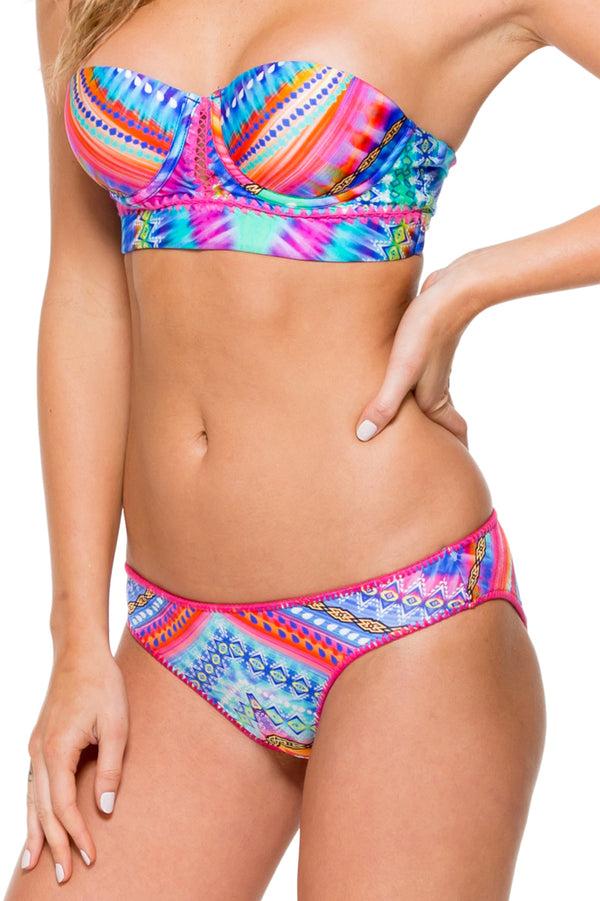 Luli Fama STAR GIRL - Stitched Corset Top & Full Bottom • Multicolor – Luli Fama