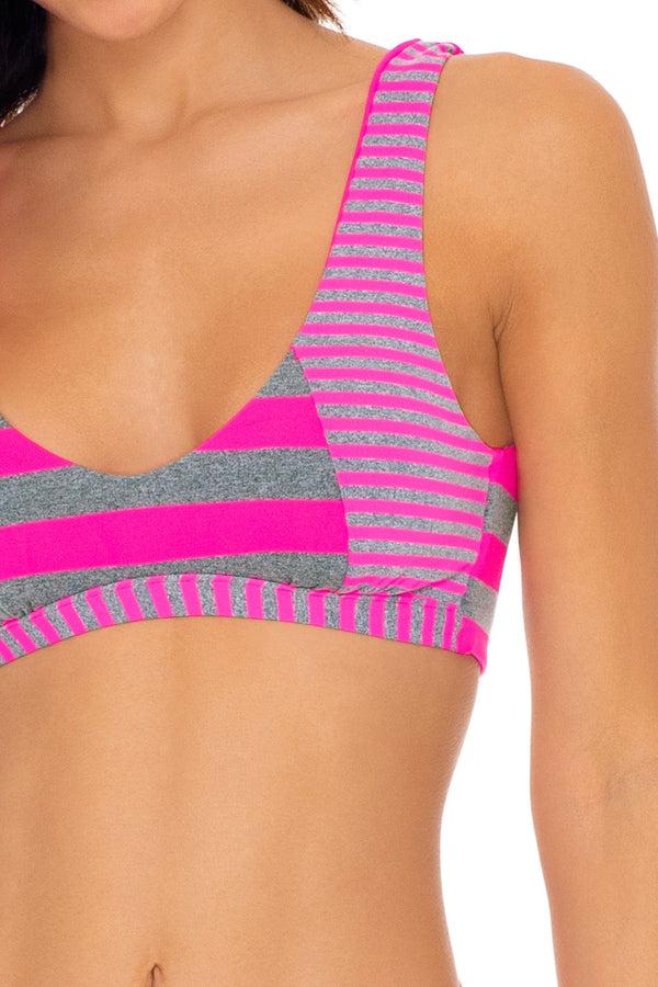 Luli Fama Time To Fiesta Tank Bralette & High-Leg Banded Bikini – Luli Fama