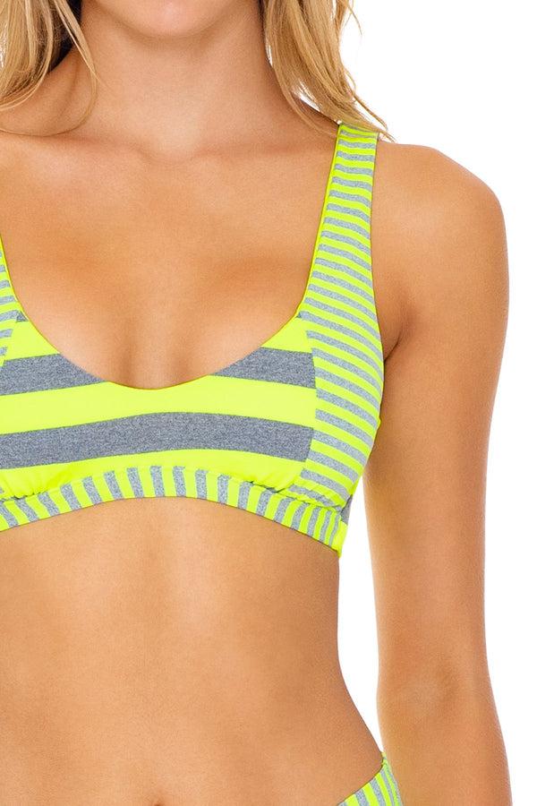 Luli Fama Time To Fiesta Tank Bralette & High Leg Banded Bikini – Luli Fama