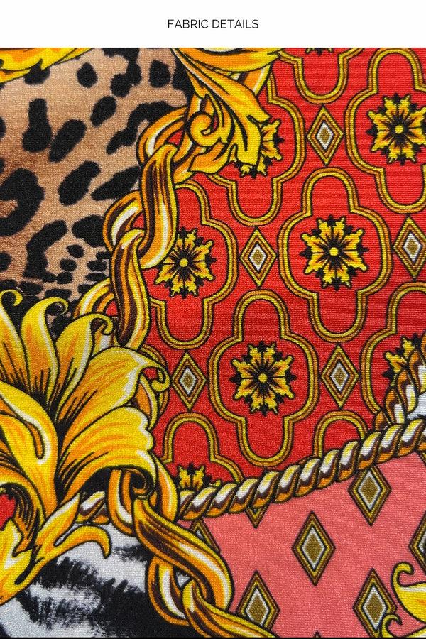 Luli Fama TROPICAL MAJESTY - Triangle Halter Top & Seamless Full Ruched Back Bot – Luli Fama