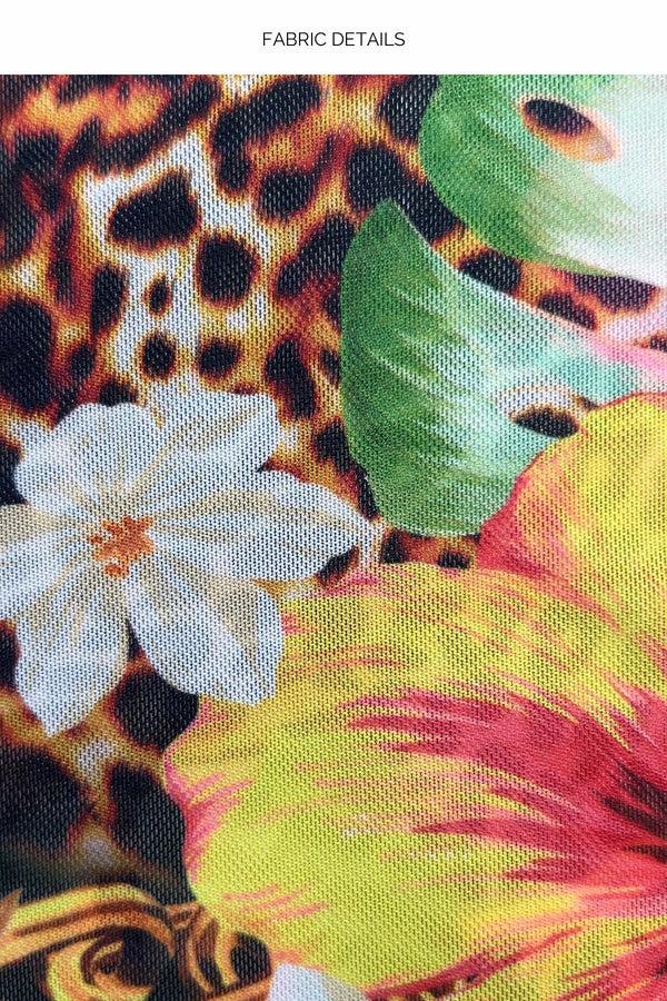 Luli Fama VISIONS OF PARADISE - Maxi Tank Dress • Multi Black – Luli Fama