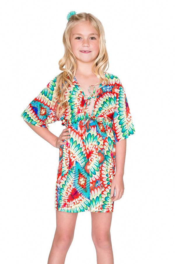 luli fama WILD HEART - Short Tunic • Multicolor – Luli Fama
